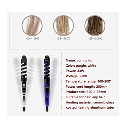 SJYDQ Spirale for arricciacapelli, Ferro