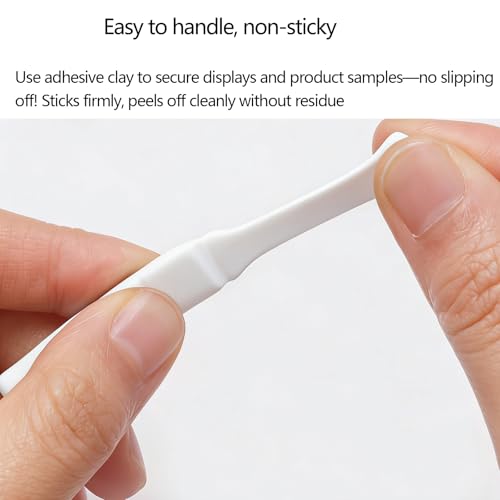 Klebeknete, 2 Packungen(192 Stück) – Wiederverwendbar Klebeknete, Doppelseitige Klebepunkte Zum Fixieren Von Postern, Bildern & Nagelkunst, Fotokleber Selbstklebend & Rückstandsfrei Ablösbar, Weiß