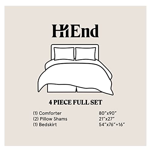 Paseo Road By Hiend Accents | San Angelo 4 Piece Comforter Set, Full, Paisley Pattern, Teal Bed Skirt, Western Rustic Farmhouse Style Bedding Set, 1 Comforter, 1 Bedskirt, 2 Pillow Shams #TOP7