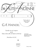SONATE EN SOL MAJEUR FLUTE A BEC ALTO ET BC(COLLECT.LA FLUTE ANCIENNE)