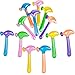 Kicko 14 Inch Multi-Colored Inflatable Hammer - Pack of 12 Assorted Neon Mallet - Perfect Tool for Backdrops, Decor, School Activities, Festivals, Party Favor and Supplies