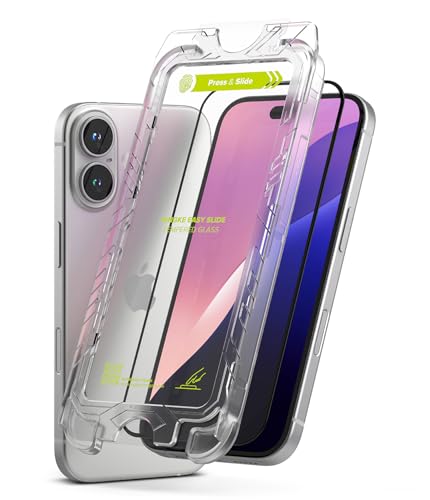 Image of Ringke for iPhone 16 /15 Screen Protector [Easy Slide, 2 Pack]