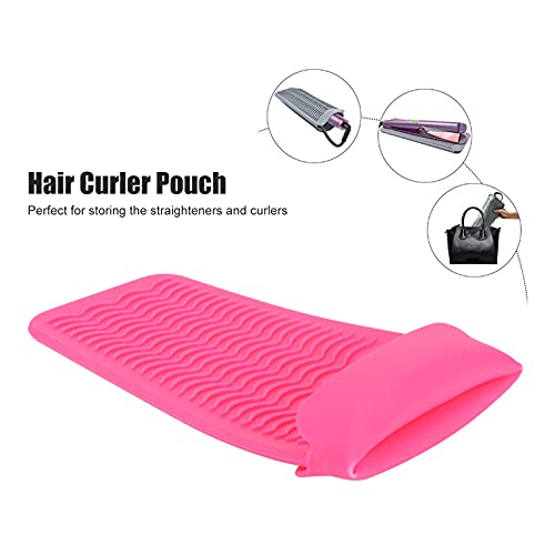 3 piezas de fundas protectoras de silicona resistente al calor para planchas de pelo, rizadores y herramientas de peinado miniatura 4