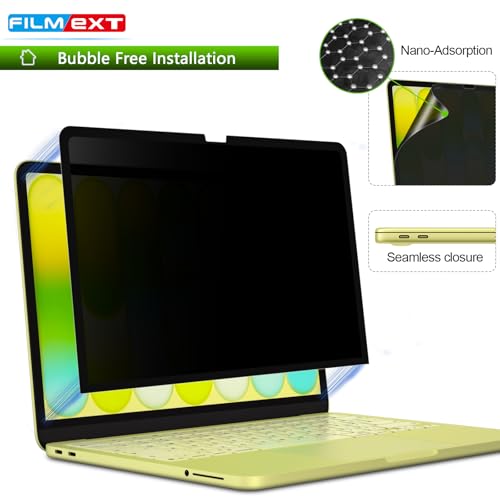Image of FILMEXT Privacy Screen for Macbook Neo 13 inch (2026, A18 Pro) | Bubble Free Installation Macbook neo 13 inch Privacy Screen Shield Anti-Spy /Blue Light /Anti Glare /Easy On /Off
