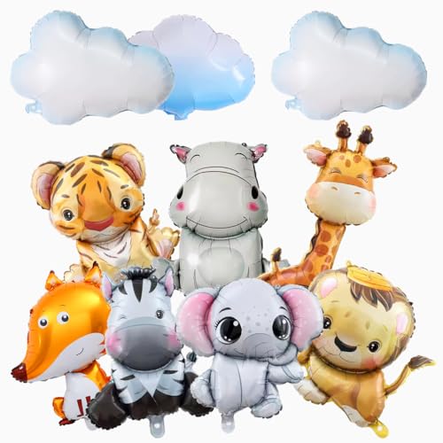 Ballons de safari étanches en aluminium pour anniversaire