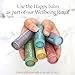 Scentered Aromatherapy Balm Stick - Happy - Mood Boost Roll On Essential Oils Blend for Positive Thinking - 100% Natural: Grapefruit, Cedarwood, Lemon Myrtle Essential Oil - Positive Gifts for Women