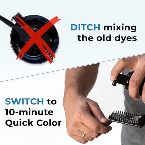Image of Quick Beard Color & Hair Color Gel | Aloe Vera Infused Ammonia Free Formula | No Mixing No Mess Application | Natural Black | 200ml Bottle