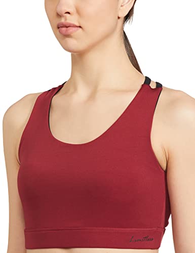Image of Longies Women's Polyester, Spandex Padded Wire Free Sports Bra