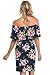 Hello Miz Women's Floral Ruffle Off Shoulder Maternity Dress - Made in...