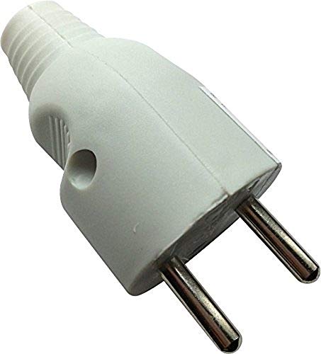 Dio DIO043064 Fiche mâle 2 pôles avec terre sortie droite Gris Cover