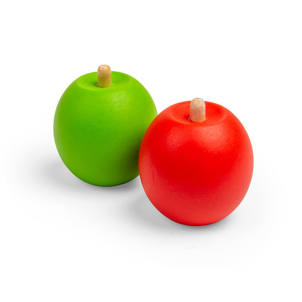 Bigjigs Toys Apple, 2 Pack Wooden Play Food