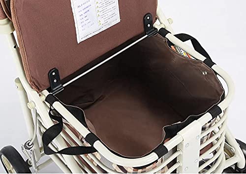 Déambulateur pliable à quatre roues pour sorties sereines et courses