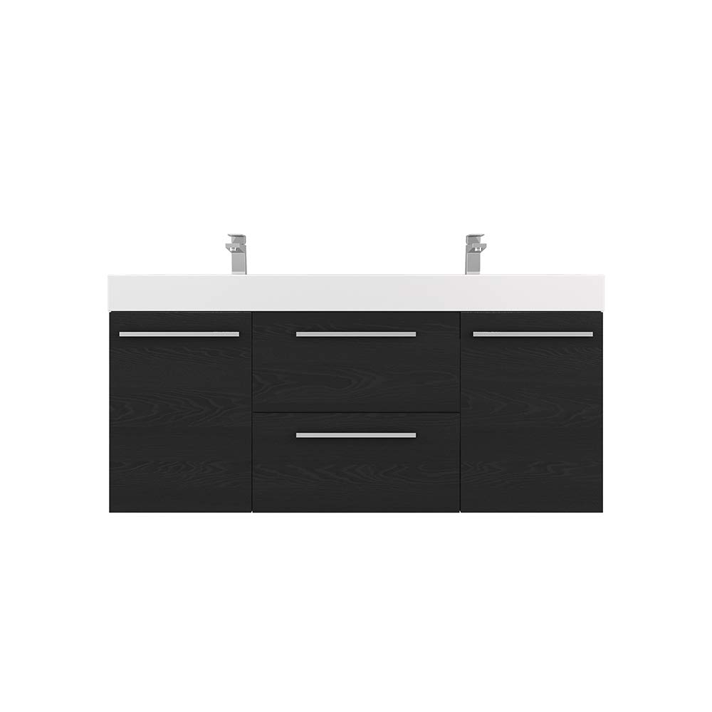 Ripley Bathroom Vanity, 54", Black