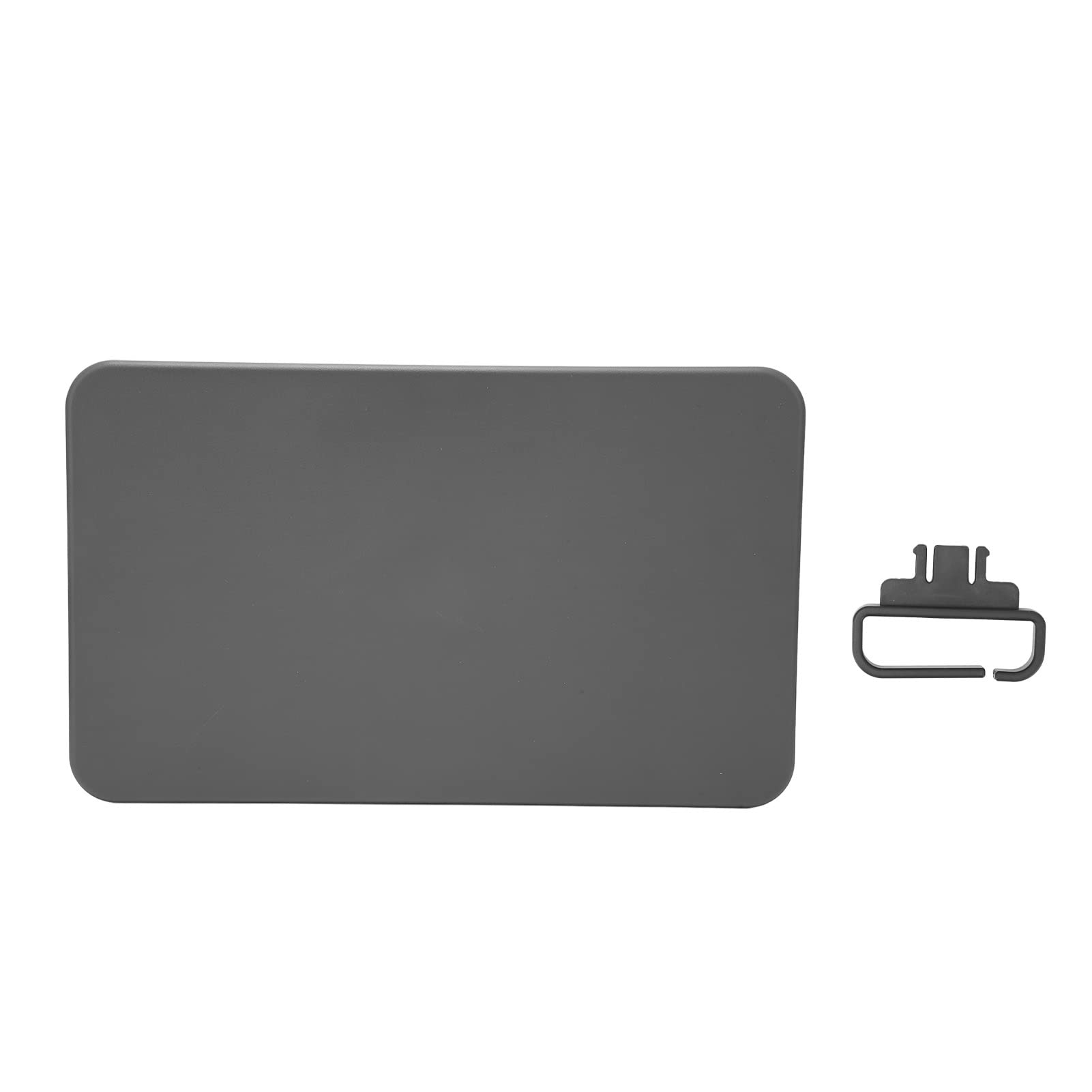 Treppiede per computer a forma di L, supporto ergonomico per scrivania con cassetto portaoggetti e clip per la gestione dei cavi, stabile 20 kg in metallo, supporto da scrivania in plastica