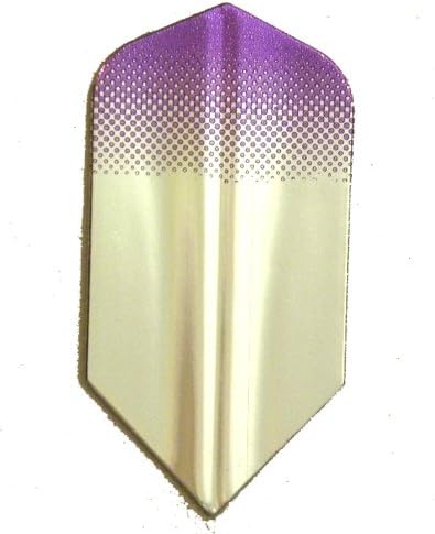 25 Sets #3242 AmeriThon Purple Tint To Silver Dart Flights