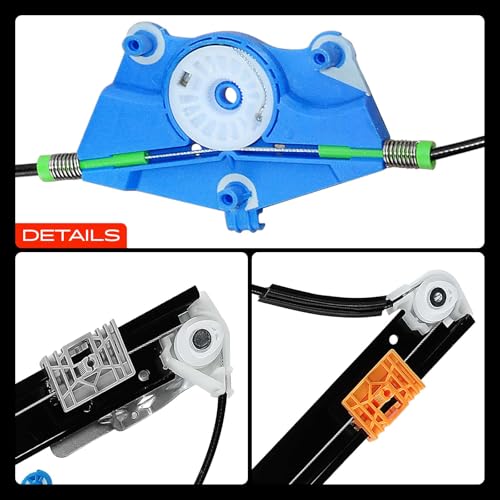 Frankberg Fensterheber Elektrisch Ohne Motor Vorne Links Kompatibel mit A4 B6 B7 8E Exeo 3R2 ST 3R5 Limousine und Kombi 2000-2018 8E0837461B