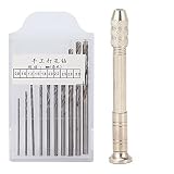 Handbohrer Set, Schmuck Handbohrer Pin Ersatz Handbohrer Set Für Schmuck Schraubstock Metall Handbohrer For Bürsten-Schaber-Kombinationen Harzguss Formenbau