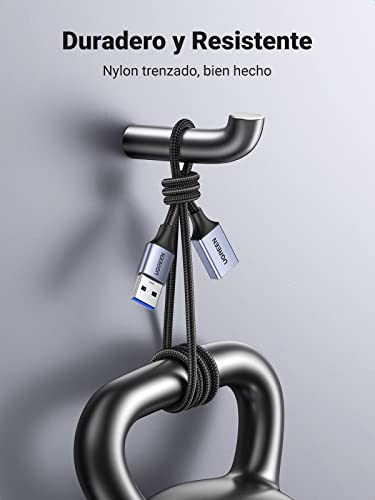 Image of UGREEN USB 3.0 Extension Cable 0.5M, Nylon Braided 5Gbps Data Transfer