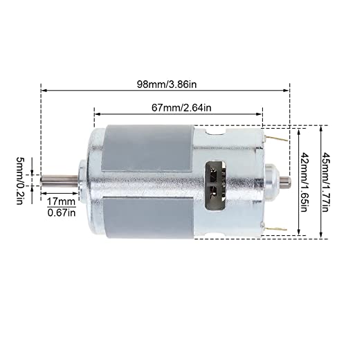 Motor 775 DC 12V para reparar herramientas eléctricas con falta de potencia 3