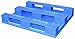 Vestil Blue Plastic Pallet 8800 Lb 48 X 40, Each