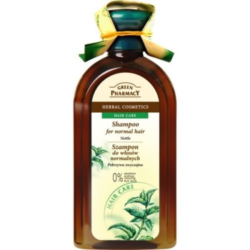 Green Pharmacy Nettle Shampoo for Normal Hair (0% parabens, artificial colouring, SLS & SLES) 350ml
