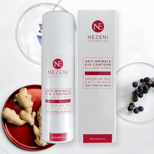 Contorno de Ojos 30ml - Antiarrugas | Párpados Caídos | Antiojeras | Antibolsas | Hidratante con 18 Principios Activos de Nezeni Cosmetics - BAJO CONSERVANTES 2 años caducidad cerrado