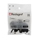 Restagraf - Duża okrągła tarcza Torx, obudowa błotnika i błotnik - mocowanie karoserii i części mechaniczne - śr. 4,8 mm - długie. 16 mm - Nr ref. 11221 - Worek 20 szt