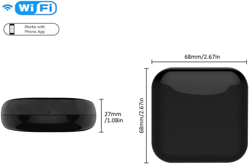 Olideauto WiFi Door Opener Automatic Push Button Activate with 1PCS WiFi Smart Controller,Phone App Control Remotely