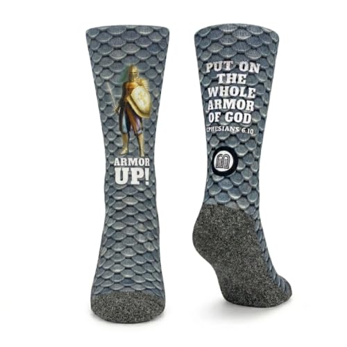 Christian Crew Socks with Scripture