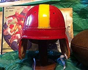 1940 Old Kansas City Pro Leather Football Helmet