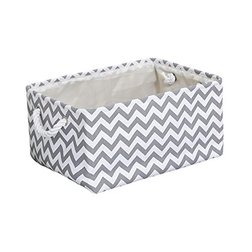 YWMEAC Folding Storage Basket Without Lid, Foldable Linen Box Bins/B2/32 * 22 * 16Cm