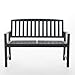 Laguna Outdoor Patio Acacia Wood Bench (Dark Grey)