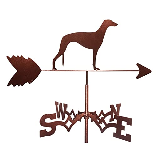 Girouette de toit avec silhouette animale indicateur vent jardin