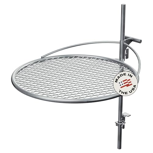 Outpost Grill 24 - Campfire Grill - Breeo X Series Accessory - Stainless Steel, Durable, USA Made - Campfire Grate - Camping Cooking Rack - Fire Pit Accessories