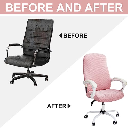 Housse fauteuil bureau lavable pour restaurer un siège usé - 7