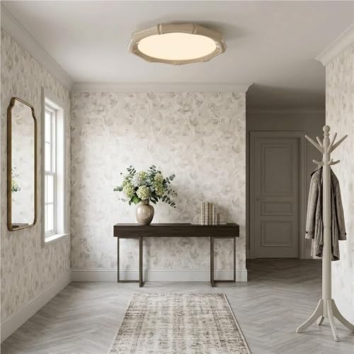 Moderne plafonnier blanc romantique français LED variable - 3