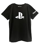 Ripple Junction Sony PlayStation Women's Short Sleeve T-Shirt PS Video Game Logo Boyfriend Loose Fit Black XL