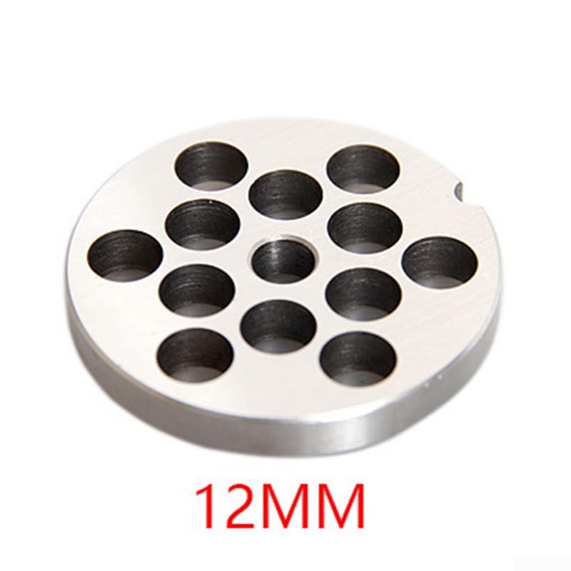 Edelstahl Fleischwolf-Platte 69mm - Ersatzscheibe Für 12er Fleischwölfe Mit Verschiedenen Lochgrößen