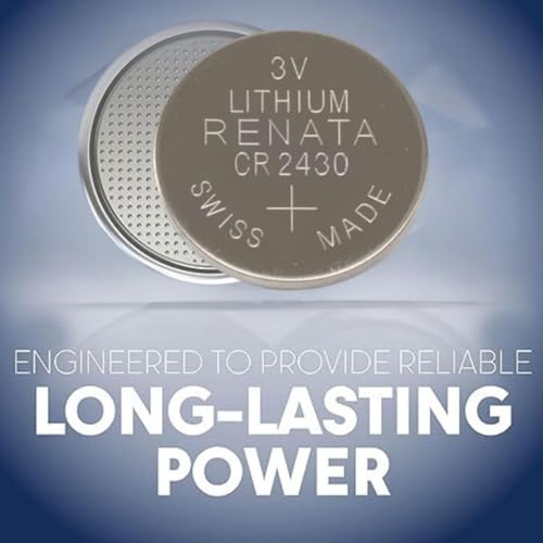 Image of MOCKING BIRD Coin Cell Battery 3 Volt Lithium Battery Swiss Made (Silver) (Pack of 2, CR2430)