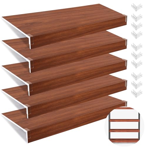 Wire Rack Covers, 32*12 Inch Shelf Covers for wire Shelving, Easy to Cut Closet Wire Shelf Covers-0.31 inch Thick(Not Wood) Moisture Resistant Durable Shelves Cover, Easy Install for Pantry, Kitchen