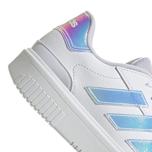 Adidas Courtblock Shoes, Scarpe Da Ginnastica Donna, Ftwr Bianco Ftwr Bianco Trasparente Rosa, 40 Eu - 4