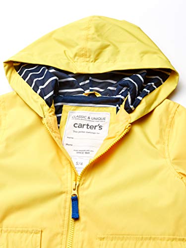 Carter's Boys' Little Favorite Rainslicker Rain Jacket, Always Sunny Yellow, 5/6 #TOP1