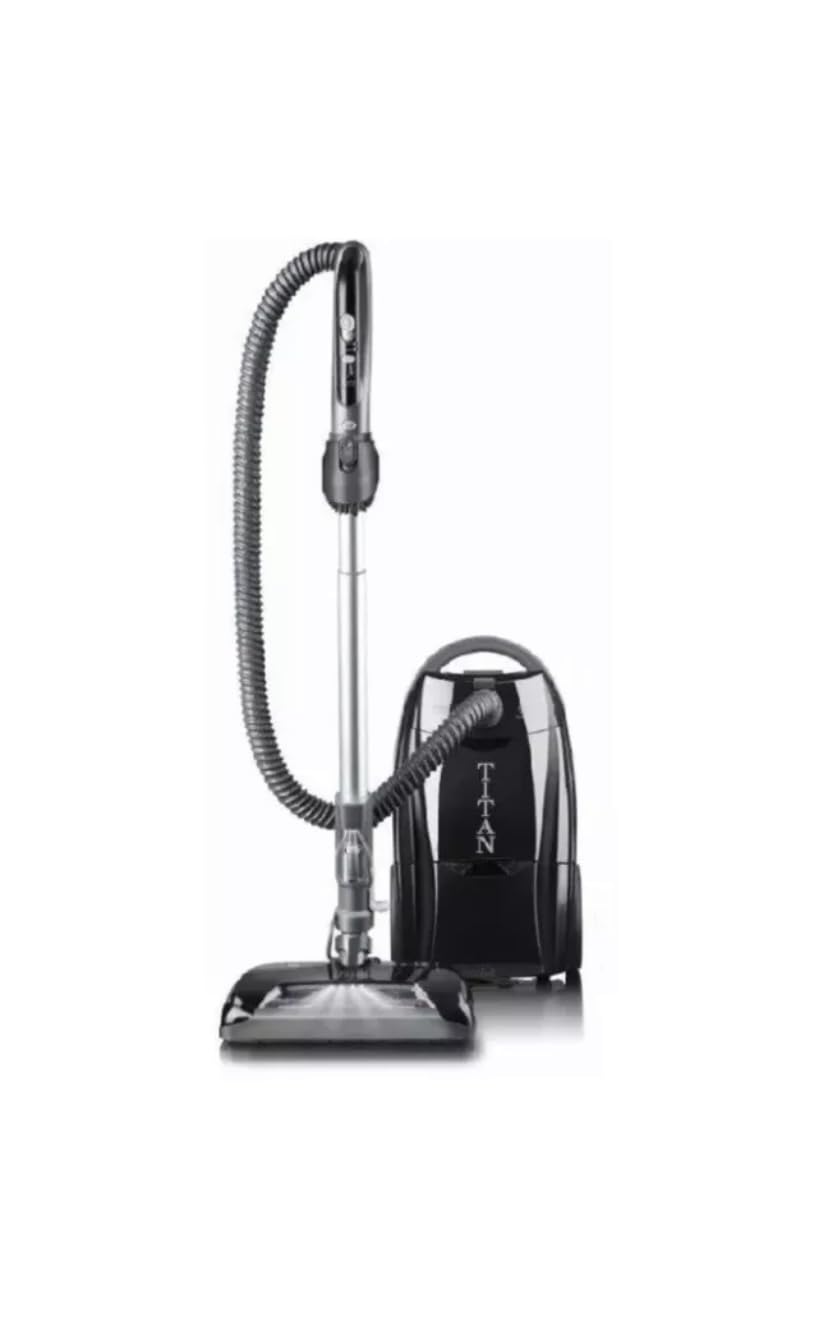 Titan T9500 Canister Vacuum Cleaner with Pet Powermate Tool, Full Bag Sensor, Extra-Long Cord