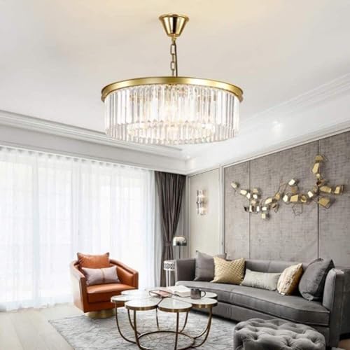 Suspension Luminaire Cristal HJMMHX Plafonnier Moderne Cuisine et Chambre