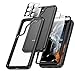 iLovecover [6 in 1] Cover Compatibile con Samsung Galaxy S22 Trasparente Custodia + 2 Vetro Temperato + 2 Pellicola Fotocamera +Strumento di Installazione,[Anti-Ingiallimento][Anti-Impronte],Nero