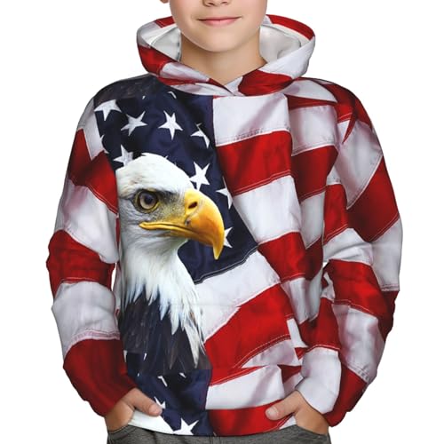 Image of Boy'S Sweatshirt Fleece Hoodie Blend Hooded Sweatshirt Plush Pullover Hoodie Size For Boys And Girls