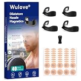 Wulove Dilatatore Nasale Magnetico, 80 Cerotti per 40 Applicazioni