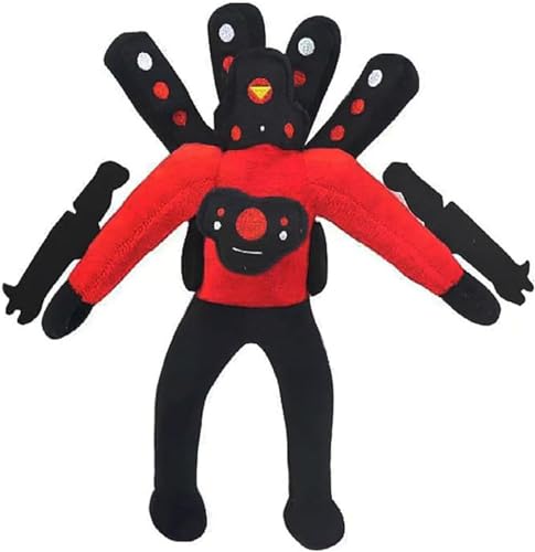 Amanhand Toilet Plush, 11 Inch Upgrade Titan Speakerman Bosses Plush Doll, Cameraman, Upgraded Titan Speaker Man Plush Tv Man Plushies Toys Collectible Gifts for Fans (Speaker Man)