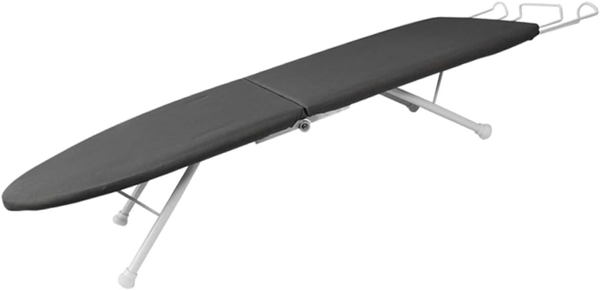 Tabletop Ironing Board Mini Small Foldable Ironing Rack with Heat-Resistant Pad Portable for Compact Spaces