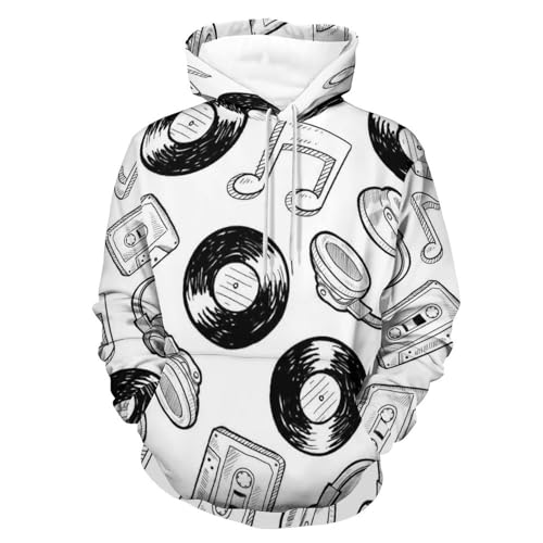 Sweat à capuche manche longue idéal pour les soirées de concerts